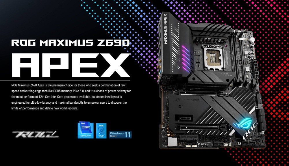 Revue de l'Asus ROG Maximus Z690 Apex conçue spécifiquement pour les overclockers